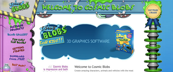 Cosmic Blobs Static of Flash Header